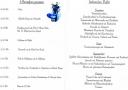 Programm des Abiballes