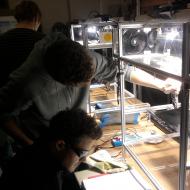 The test rigg is used by the students at the university labratory #2