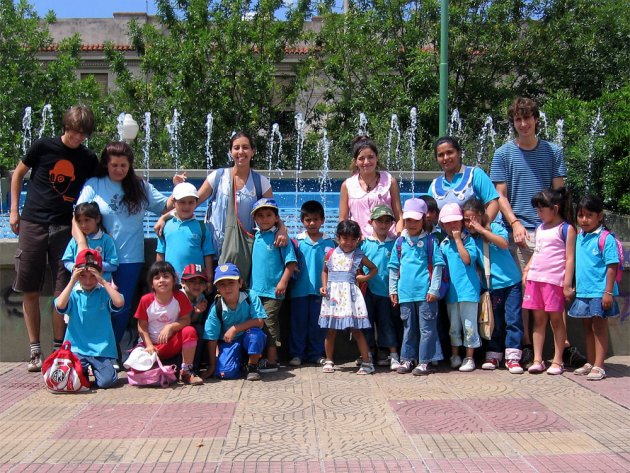 Excursion with the kindergarten: group picture