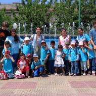 Excursion with the kindergarten: group picture