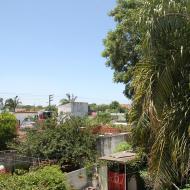 View from the volunteer house roof terrace