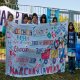 Young kids from the casa de l@s nin@s demonstrating for their rights