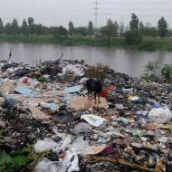The river Matanza-Riachuelo in Fiorito