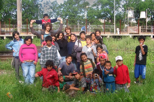 Group picture with la Vieja del Anden