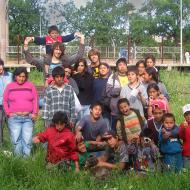 Group picture with la Vieja del Anden