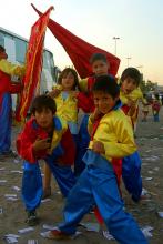 A murga group from Fiorito