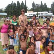 Summer vacation day trip to the swimming pool