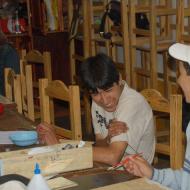 Two kids from casa del joven
