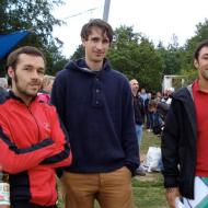 The three athletes: Timo, Patrick and Daniel